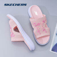 Skechers_New สเก็ตเชอร์ส รองเท้าแตะ ผู้หญิง on-The-GO 600 Sandal Shoes รองเท้าแตะผู้หญิงปักลูกปัดแฮนด์เมด- 140138-Pink