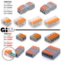 [HOT QAA,JXHKLWW 121] 0.4 6.0มม. มินิ Fast Universal Wire Connector Easy Quick Block ตัวนำขนาดกะทัดรัด Spring Splicing Wiring Connector Energy Terminal