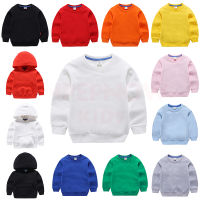 INPEPNOW 2021 Solid Childrens Sweatshirt for Boy Hoodies Kids Baby Girls Clothes Cotton Teenagers Sweat Shirt Poleron Dropship