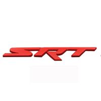 SRT SRT 6 SRT8 SRT 10 โลหะสติกเกอร์รถสำหรับ Dodge Jeep Auto ด้านหน้า Grille Emblem ด้านหลัง Badge Decal อุปกรณ์เสริม