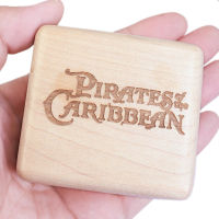 Sinzyo Handmade Wooden Pirate of Caribbean Music Box Birthday Gift For ChristmasBirthdayValentines day gift Maple Wood