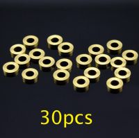 30PCS 2mm Motor Washer Anti-friction Metal Gaskets 2*4*1mm Spare Parts For Tamiya Mini 4WD Racing Car Model Screw Nut Drivers