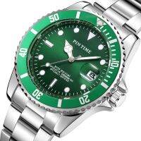 Hot Fashion Men Casual Dress Watch Luminous Hand Rotatable Bezel Magnified Date Window Quartz Wristwatch Gift Sport Clock Montre