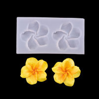 Plumeria Mold DIY Aromatpy Gypsum Car-Mounted Air Outlet Fragrant Stone Decorative Mold Kitchen Baking Cake Flowers Mode