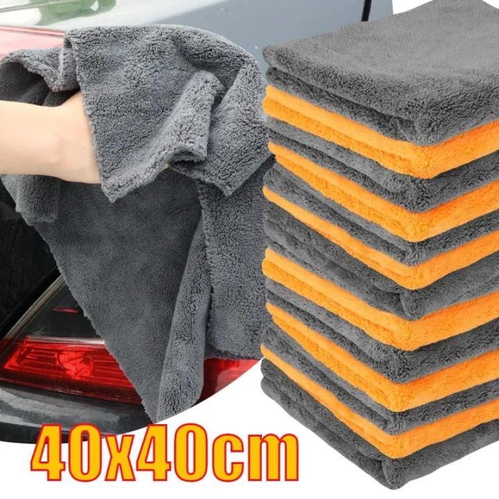 Hand Towel Lightweight Coral Fleece Microfiber Cleaning Cloth Anti-scratch