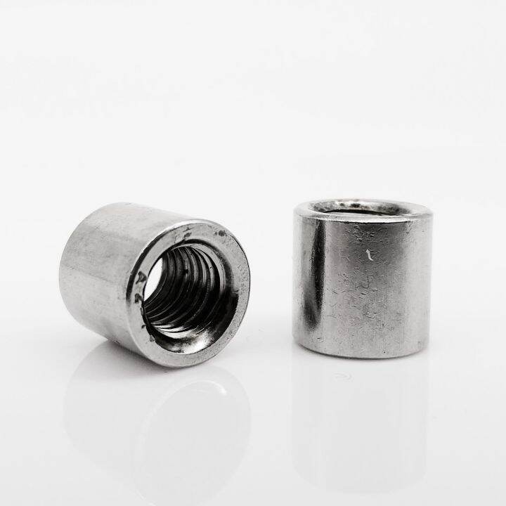 jie-yuan-2-5-10pcs-m3-m4-m5-m6-m8-m10-a2-304สแตนเลสสตีลขยายยาวรอบ-coupling-connector-joint-แขนอ่อนนุชเมตริกด้าย