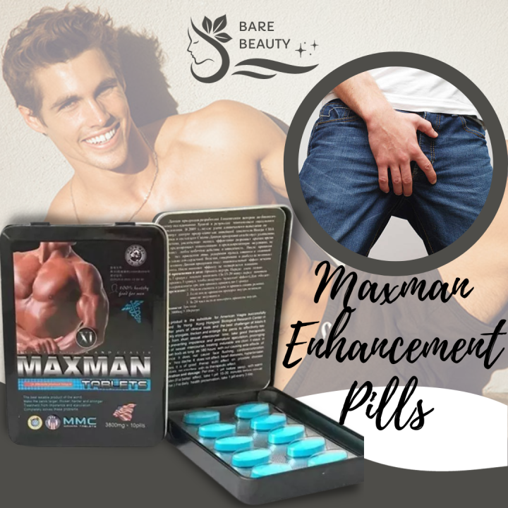 OriginaL💯MAXMAN TABLETS(10PCS) FOR MAN Discreet Packaging pampalaki