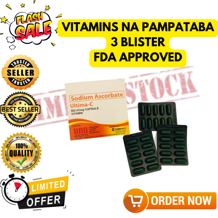 FDA APPROVED Ultima C Vitamins Na Pampataba 30 Capsule Lazada PH