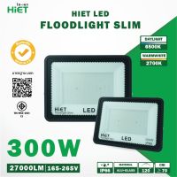 " HIET " 300W  LED Floodlight Slim สปอร์ตไลท์รุ่น slim 300W สว่างคุ้มเกินราคา ยอดนิยม