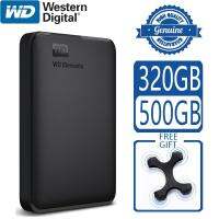 WD Elements ดิสค์ยูเอสบีฮาร์ดไดรฟ์เสริมพกพา500GB ความจุ3.0 HD อุปกรณ์จัดเก็บ SATA ของแท้สำหรับคอมพิวเตอร์พีซีทีวี PS4