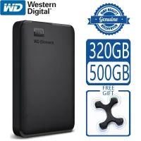 WD Elements ดิสค์ยูเอสบีฮาร์ดไดรฟ์เสริมพกพา500GB ความจุ3.0 HD อุปกรณ์จัดเก็บ SATA ของแท้สำหรับคอมพิวเตอร์พีซีทีวี PS4