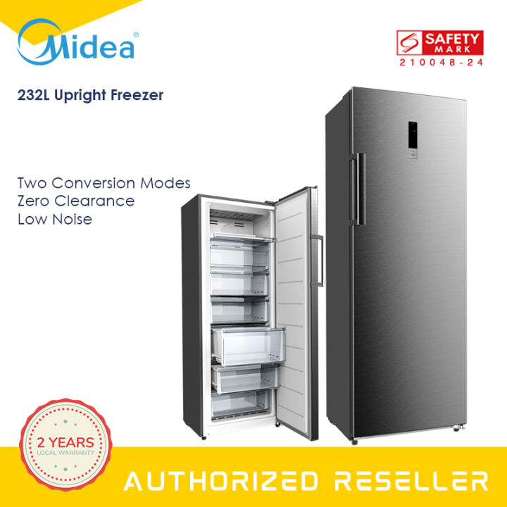 midea mcf232 upright freezer