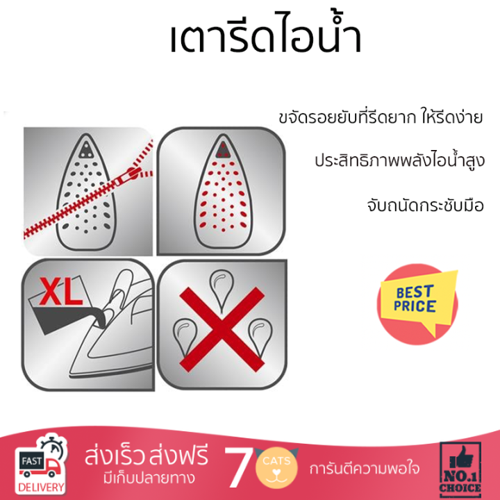 โปรโมชั่นพิเศษ-เตารีดไอน้ำ-เตารีด-เตารีดไอน้ำ-tefal-fv2883t0-270-มล-จัดส่งฟรีทั่วประเทศ