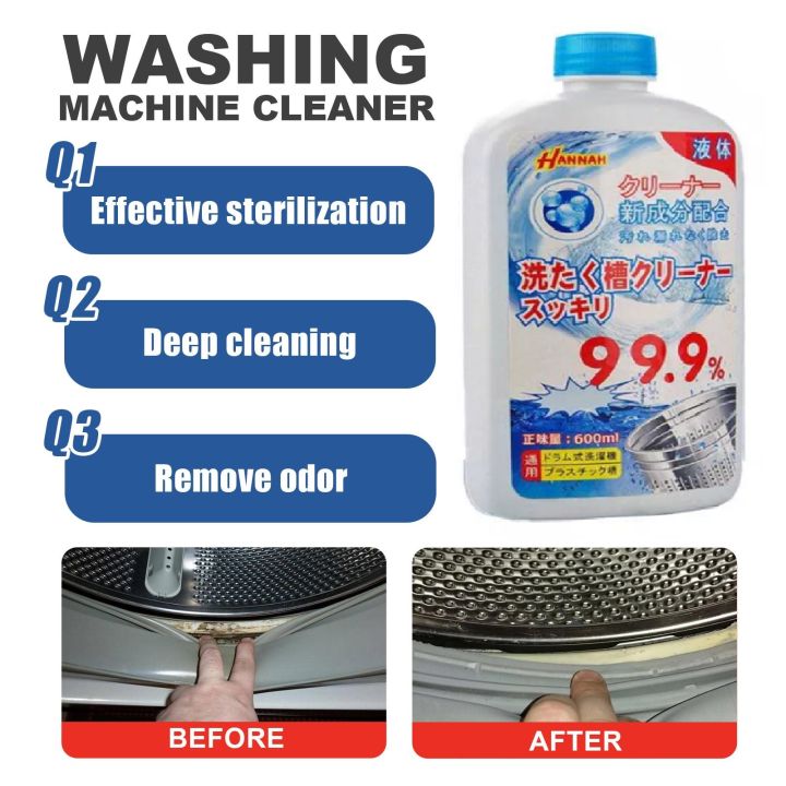 Washing Machine Cleaner Washer Tank Cleaner Detergent Stains and Dirt ...