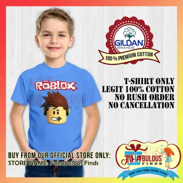 Girls Roblox T-Shirt for Kids, Game Cartoon Print Shirt [5-12 Years Old]