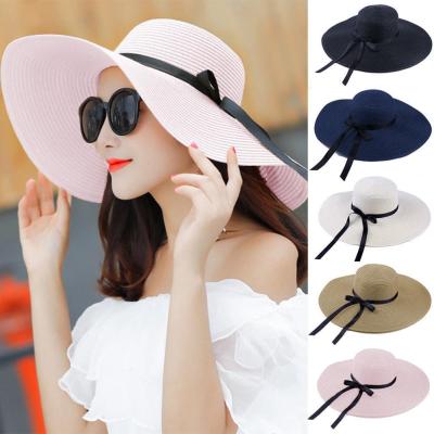 Stylish Sun Protection Hats Summer Travel Hats Sun Hats For Women Wide Brim Sun Hats Straw Bucket Hats