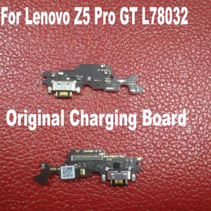 100% สำหรับ Lenovo Z5 Pro Gt L78032ชาร์จพอร์ต Usb บอร์ดซ่อมโทรศัพท์มือถือสายเคเบิลงอได้ชิ้นส่วนเชื่อมต่อโทรศัพท์