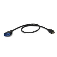 1 Piece USB 3.1 Type-E Male to IDC20P Male Adapter Cable 20Pin Extension Cable for Computer Motherboard 30CM Plastic