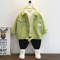 Boys spring and autumn clothing shirt 2023 new childrens western style fashion coat baby Autumn boy handsome top