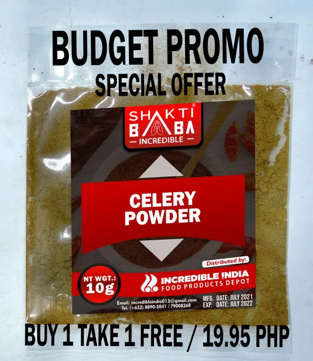 Celery Powder 10 g( BUY ONE TAKE ONE) Lazada PH