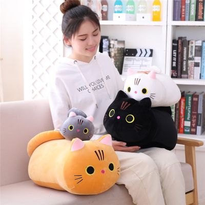 【CW】 cat pillow kitten plush toy doll shadow back animal soft creative holiday gift for girls and children