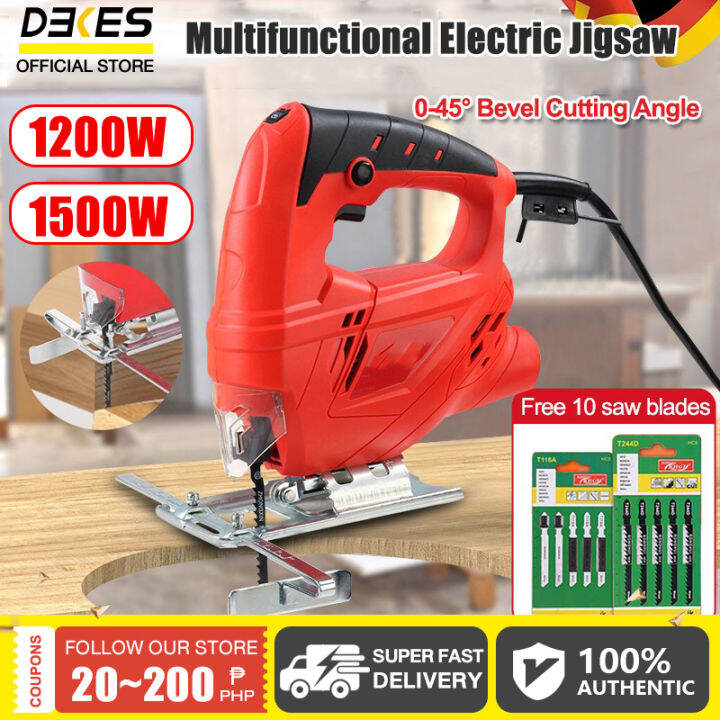 Electric Jigsaw 1200W power tools cutting wood Household Chainsaw