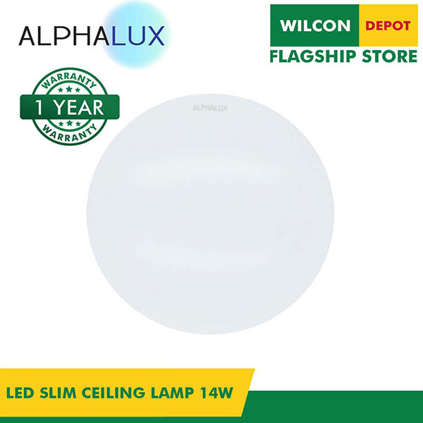 ALPHALUX 14W Daylight 6500K Led Slim Ceiling Lamp Round JC CL19 by Wilcon  Depot | Lazada PH