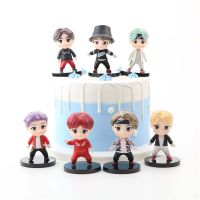 7pcsset Bangtan Boy Groups Doll Figure Toys Action Mini Figures Christmas Birthday Gift Toys For Children