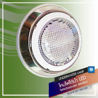 PP โคมไฟใต้น้ำ 24V LED-18W แบบติดผนังขอบสระ รุ่น SD-818-24V-18W-GN