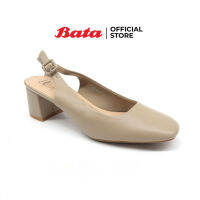 Bata บาจา รองเท้าแบบสวมรัดส้น สำหรับผู้หญิง รุ่น GISELA สูง 2 นิ้ว สีเบจ รหัส 6512870