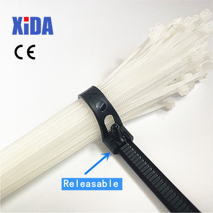 releasable-nylon-cable-ties-อาจหลวม-slipknot-tie-บรรจุภัณฑ์แบบใช้ซ้ำได้พลาสติก-zip-tie-wrap-8-150-200-250-300-350-400-450-yrrey