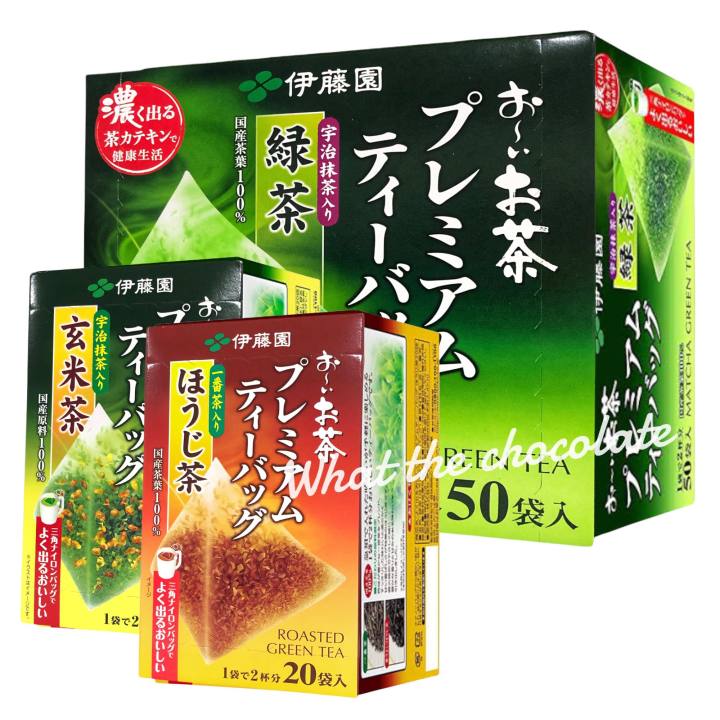 sale-exp05-2023-itoen-ชาเขียว-ชาข้าวกล้องคั่ว-โฮจิฉะ-แบบถุงชาพร้อมชง