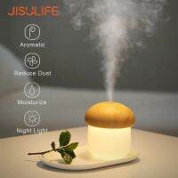 JISULIFE Mini Portable USB Humidifier Small Essential Oil Diffuser with Night Light -Auto-off Ultra Quiet for Baby Bedroom Car