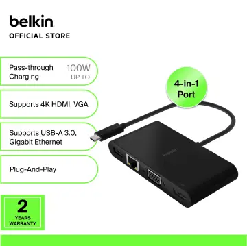 USB-C Multimedia + Charge Adapter (100W)