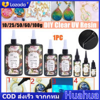 【Huahua】COD พร้อมส่ง ยูวีเรซิ่นแบบแข็ง สำหรับงาน DIY UV resin การทำเครื่องประดับ ศิลปะหัตถกรรม