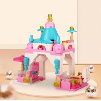 131pcs Friends Princess  Dream Castle  Model Building Block Sets Figures Bricks Educational Toys for Girls Birthday Gift