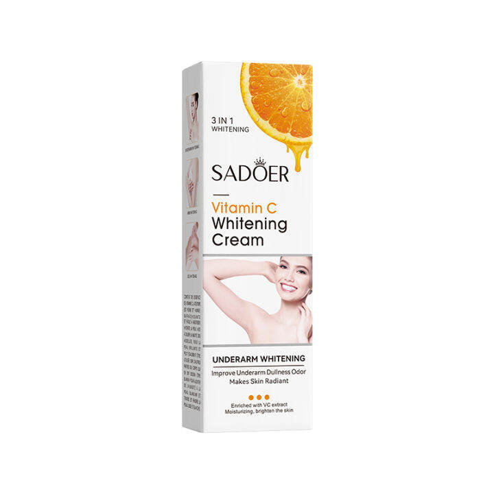 SADOER Whitening Underarm Cream Vitamin C Moisturizing Bleaching