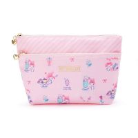 ซองซิบใส่เครื่องเขียน หรือเครื่องสำอางค์ได้ มีซิบ 2 ช่อง 18*12*7cm ลาย My Melody