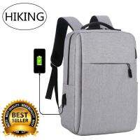 HIKING Multifunction USB charging แฟชั่นกระเป๋าเป้สะพายหลังสำหรับผู้ชาย แล็ปท็อป Men Laptop Backpack กระเป๋าและเป้สะพายหลัง