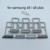 เคสโทรศัพท์ฝาหลังสำหรับ Samsung Galaxy,อะแดปเตอร์ใส่ซิมการ์ดและถาดใส่การ์ด SD ขนาดเล็กสำหรับ Samsung Galaxy S8 G950 G950F S8 Plus G955 G955F