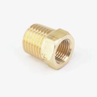 1/4 NPT Male x 1/8 NPT Female Hex Reducer Bushing Brass Pipe Fitting Connector For Water Oil Air