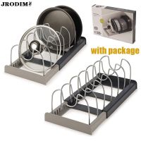 Extendable Pot Lid Holders Multipurpose Steamer Rack Pans Glasses Holder Flexible Plate Organizer Kitchen Storage Rack