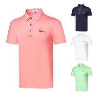 Titleist Golf short-sleeved T-shirt mens clothing outdoor sports trend casual top fashion sports POLO shirt Titleist ANEW J.LINDEBERG Le Coq Callaway1☸