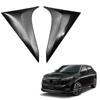 Car Rear Window Spoiler Side Wing Trim Cover Decorate for Honda HRV HR-V Vezel 2021 2022 Carbon Fiber