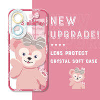 Case4you เคสสำหรับ OPPO A58 4G A78 4G กันกระแทกของแท้การ์ตูน StellaLou Duffy Gelatoni ShellieMay เคสโทรศัพท์คริสตัลปลอกอ่อนคลุมทั้งหมดกล้องเคสมือถือใสปกป้อง