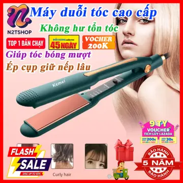 Cách uốn tóc bằng máy duỗi đơn giản và giữ nếp lâu tại nhà