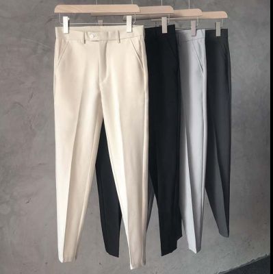 [พร้อมส่ง] MNO.9 Fashion Men Slack Pants M211 กางเกงผู้ชาย กางเกงแสลคชาย กางเกง5ส่วนชาย กางเกงเกาหลีชาย ผ้าฝ้ายยืด กางเกงขายาวผู้ชาย กางเกงทำงานผู้ชาย