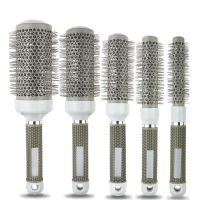 6 Size Hair Brush Nano Hairbrush Thermal Round Barrel Comb Hairdressing Hair Salon Styling Drying Curling