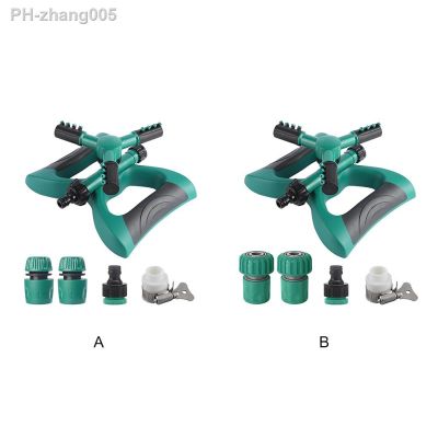 Automatic Pulse Rotating Sprinkler with Base H-shape Adjustable Spray Gardening Head Park Lawn Garden Diffuser Sprayer