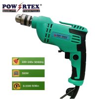 POWERTEX สว่านไฟฟ้า 10MM(3/8") 500W รุ่น PPT-ED-10-C